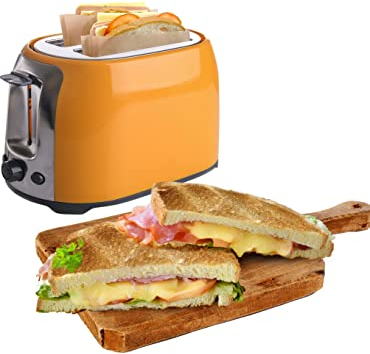 Toastabags Toast Bags 100 use (Pack of 5), Acrylic, Gold