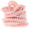 Yalulu 10 Yards Mini Pompons Haarball Ball Lace Spitze Trim Band für Kleidung DIY Fertigkeit und Dekorieren Nähen Zubehörteil (Rosa)