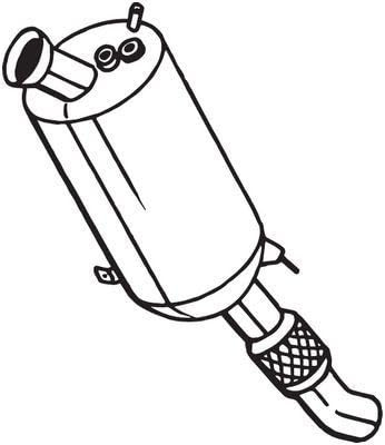 RuàŸ-/Partikelfilter, Abgasanlage BOSAL 097-206 | Kompatibel mit: BMW 1, 1, 1 Cabriolet, 1 Coupe, 3, 3 Touring, X1