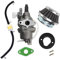 Aisen Carburateur avec filtre à air et tuyau - Pour pocket bikes et dirt bikes de 47cc et 49cc - robinet de carburant 2 temps