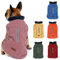 TFENG Reflektierend Hundejacke Brust 54-64cm, Rückenlänge 38cm Hundemantel Warm gepolstert Puffer Weste Welpen Regenmantel mit Fleece (Rosa, L)