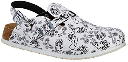 Birkenstock Kay SL Paisley Black/White Gr. 38