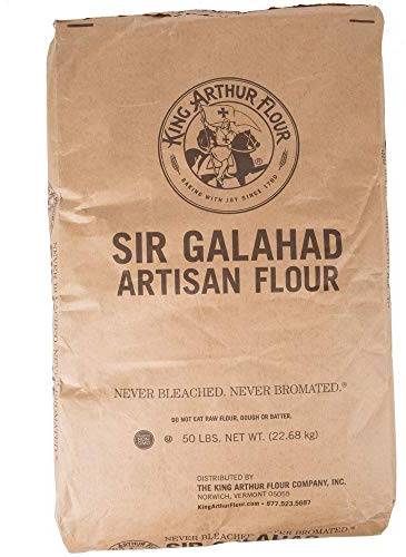 Orchard Hill 50 Pound Pack - King Arthur Flour Sir Galahad, Artisan Flour, All-Purpose [Food Service Size]