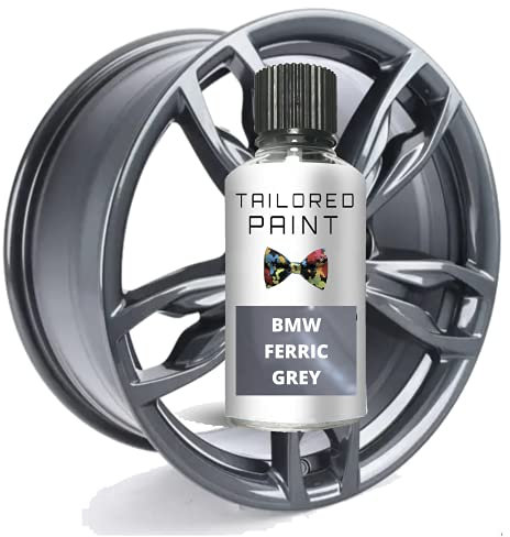 For BMW Ferric Grey Metallic A80 Alloy Wheel Touch Up Paint Chip Curb Scratch Repair Kit (Touch Up Paint Pen)