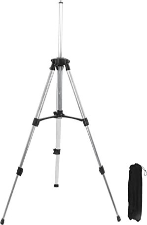 Laser Level Tripod, 59 Automatic Self Leveling Lightweight Aluminum Adjustable Tripod Portable Tripod Level Stand with 3-Way Flexible Pan Headand Bubble Level, Quick Release Plate, for Laser Level