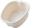 Grand Bassin de Bain de Pieds, Bassin de Trempage des Pieds en Plastique Robuste pour Pédicure, Relaxation et Massage - Bassine pied pour les Pieds élimine Callosités, Cuticules (Blanc)