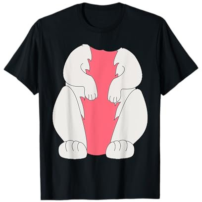 Costume de lapin rose pour déguisement de lapin de Pâques T-Shirt
