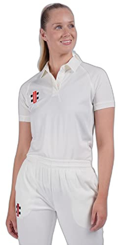 Gray-Nicolls Matrix V2 Short Sleeved Womens Cricket Shirt (2023) - 8