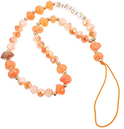 ULDIGI Beaded Strap Lanyard for Women Multi-function Chain Diy Accessory Convenient Wrist Decoration Keyholder Design Feature