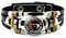 CRDWN Palästinensisches Armband, Leder, Metall, Palästinensische Flagge, Armband, freies Gaza-Armband, verstellbar, Länderflagge, Punk, Vintage, Perlenarmband für Männer und Frauen, Polycarbonat Leder