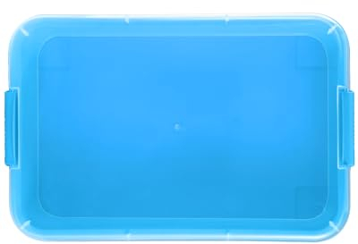 Lot de 2 Plateaux de Jeu Sensoriels Portables de 15 Pouces avec Couvercle pour Enfants - Bac à Sable avec Espace pour Eau,Sable,Perles (Vert, Rose)