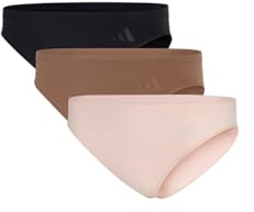 adidas Damen Low Rise Bikini (3 Pack) - Sport Active Seamless - Packaged Panties - Slip - Bequeme Unterwäsche