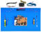 23.7''x13.8'' Extra Large Soldering Mat with Wrist Strap and Grounding Cord, 932°F Heat Resistant Silicone Work Mat, Large Repair Mat for Electronics, Cellphone, Laptop Repair (Blue)