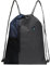 Amexo Turnbeutel, Wasserdicht Oxford-Stoff Kordelzugbeutel mit Reißverschluß Innentasche Sportbeutel Hipster Gym Bag Gefüttert Rucksack mit Verstellbar Tunnelzug Turnsack Gymsack für Herren (Blau)