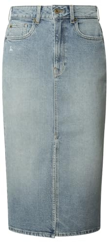 Pepe Jeans Damen Midi Skirt Hw Rock (1er Pack)