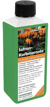 Calathea Crocata - Dünger (Safran-Korbmarante) - Mineralischer NPK Flüssigdünger 250ml