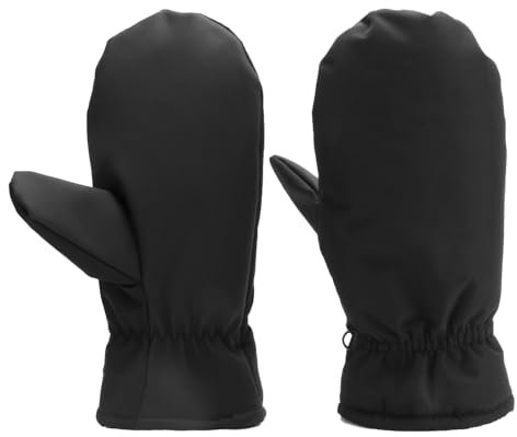 Joynine Fäustlinge Damen Skihandschuhe Herren Winter Warm Fausthandschuhe Fleece Skihandschuhe Wasserdicht Thermoisolierte Winterhandschuhe für kaltes Wetter Skifahren Bagger Snowboarden Schneemobil