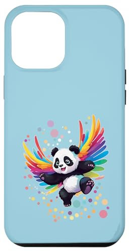 Carcasa para iPhone 12 Pro Max Panda Oso Mujer Niños Hombres Divertido Animales Animales Motivos 128