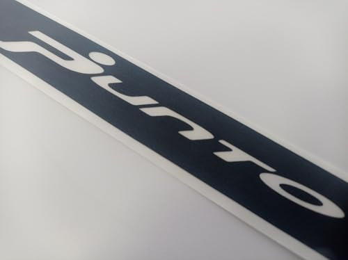 Generico Adesivo Sticker prespaziato Terzo Stop per Nuova F. Punto, Grande Punto, Punto Evo Colore Nero (Scritta Punto)