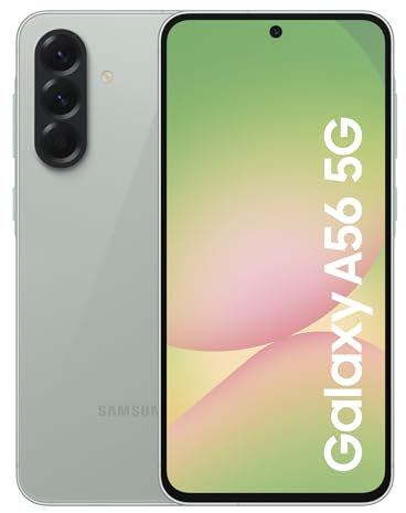 Samsung Galaxy A56 5G Smartphone, Awesome Intelligence, 8GB RAM, 256GB Memory Storage, 50MP Camera, Awesome Olive, 3 Year Manufacturer Extended Warranty (UK Version)