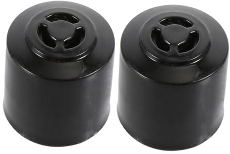 Alipis 2 Pièces Évent Soupape de sécurité pour autocuiseur Hawkins dégagement de vapeur poignée de décompression papier filtre pour friteuse solidifiant d' de cuisson Plastique Noir