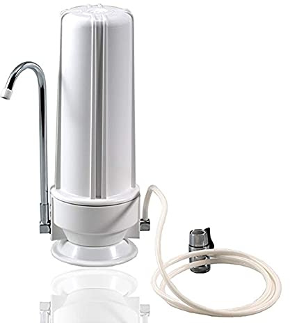 Premium Countertop Water Filtration System – Easy To Use Portable Faucet Mounted Filter Transforms Tap Water Into Drinking Wat