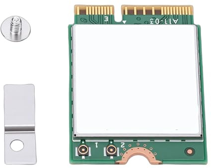 Denash WiFi 6E Card, AX211NGW PCIe WiFi Card with 5.3, for 11th Gen CPU M.2 160MHz 2.4G 5G 6GHz Adapter