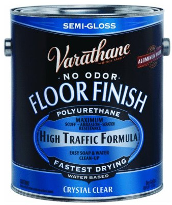 Varathane 230131 Crystal Clear Floor Finish, Semi-Gloss 1 Gallon