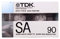 Audiokassette Tonband - TDK SA II - CrO2 - Type II - 90 Min (Made in Germany)