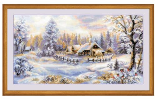 Riolis Kreuzstich-Set Winterabend, Zählmuster