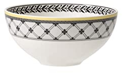 Villeroy und Boch Audun Ferme Schälchen, 200 ml, Premium Porzellan, Weiß/Grau