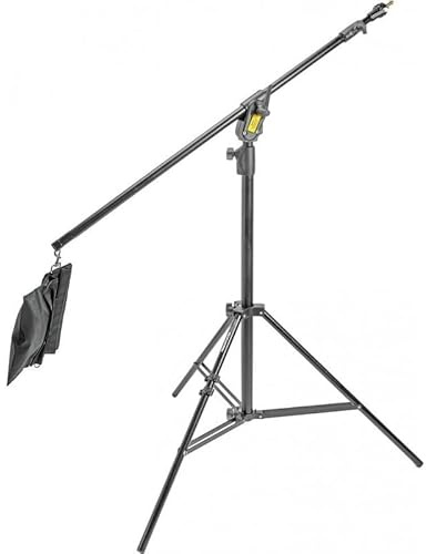 Manfrotto Giraffe Boomstand with Stand [420B] for Cameras, Compatible with Standard Tripod Mount