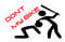 NetSpares 1 x Aufkleber Don't Touch My Bike Autoaufkleber Shocker Sticker Tuning Fun Gag