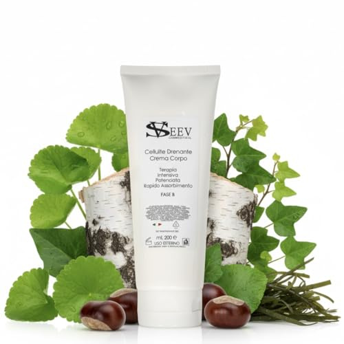 Crema Drenante per Il Trattamento della Cellulite 200 ml