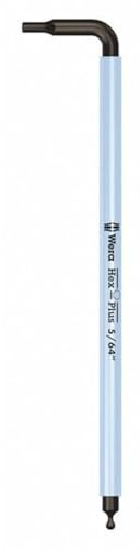 Wera 950 SPKL Winkelschlüssel Multicolour, zöllig, BlackLaser, 5/64 Zoll iceblue, 05022630001