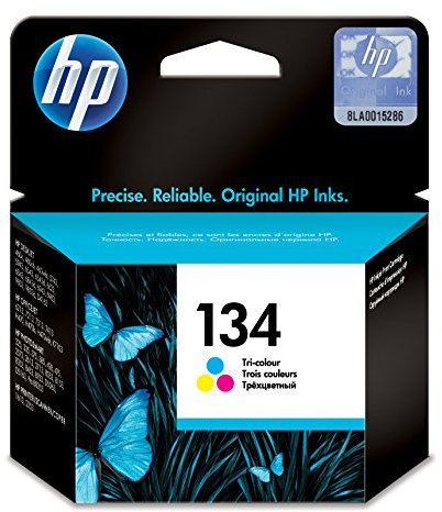 HP 134-Druckerpatrone - 1 x Farbe (cyan, magenta, Gelb), Druckkapazität bis zu 450 Seiten