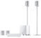 Canton 03176 Lautsprechersystem (Musikbelastbarkeit: Center 110 Watt, Satelliten/Surround 100 Watt, Aktivsubwoofer 250 Watt) weiß