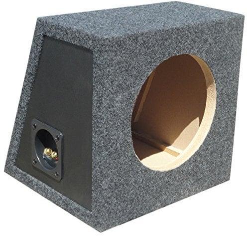 BOX VUOTO CASSA VUOTA PER SUB SUBWOOFER DA 20,00 CM 200 MM 8 DI FORMA TRAPEZOIDALE DA 8 LITRI IN SOSPENSIONE PNEUMATICA (CASSA CHIUSA)