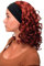 WIG ME UP - BRO-704-350 Damenperücke Perücke Stirnband (fest) voluminöse Lockenpracht schulterlang Rot Kupferrot