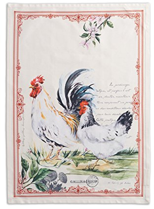Maison d'Hermine Campagne Mehrzweck-Küchentücher, 100% Baumwolle, weich, saugfähig, Geschirrtücher, Barhandtücher, 50,8 x 70 cm