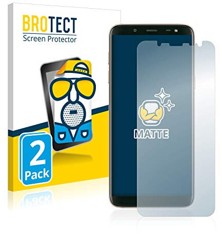 brotect Protection Ecran Anti-Reflet pour Samsung Galaxy J6 2018 (2 Pièces) - Film Mat