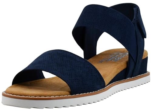 Skechers Damen Desert Kiss - Stretch Quarter Strap outdoor sandals, Navy, 40 EU