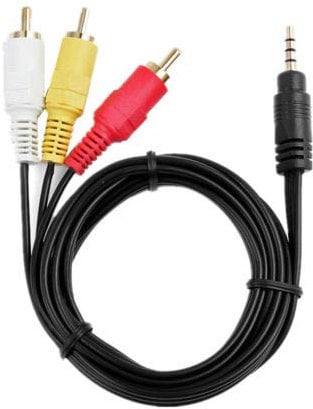AV Audio Video RCA TV Cable Cord Lead Wire for Panasonic Camcorder K2KC4CB00002