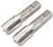sourcing map 1 Paar metrisches Handgewinde Gewindesteigung 4 gerade Nuten H2 legierter Werkzeugstahl M22x1,5