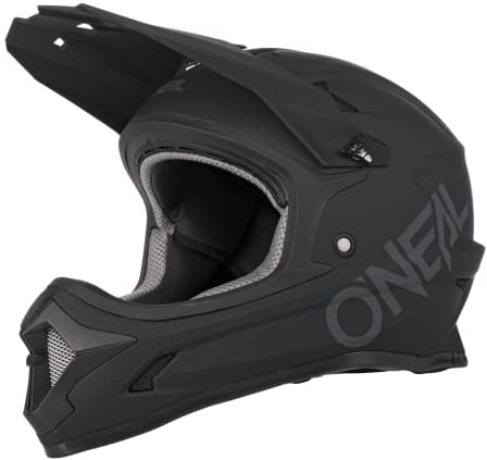 O'NEAL | Mountainbike-Helm | MTB Downhill | Nach Robustes ABS, Ventilationsöffnungen für Luftstrom & Kühlung, ABS Außenschale | SONUS Helmet SOLID | Erwachsene | Schwarz | Größe XS