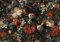 wandmotiv24 Photo murale Fleurs vintage colorées S 200 x 140cm - 4 pièces photo, papier peint non tissé Fleur fleurs roses rose M6718