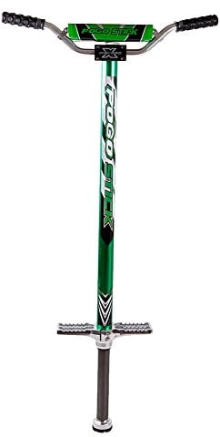 FunTomia Pogo Stick Hüpf Stange Sprungstange Jumper Stockhüpfen/ 15-40kg, 35-80kg, 50-90kg oder 60-110kg Körpergewicht (60-110kg Benutzergewicht - Farbe grün)