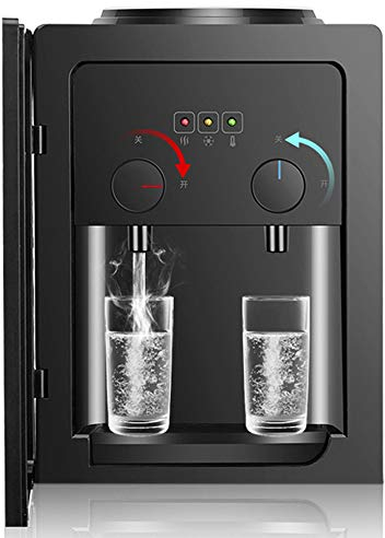 Distributeur d'eau électrique 550 W 220 V - Distributeur d'eau Chaude et Froide - Chauffage Rapide avec Porte Anti-poussière - Compatible avec Les seaux d'eau de 3,5 L, 5 L, 10 l et 18,9 l