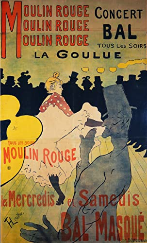 Moulin Rouge Poster Reproduktion – Format 50 x 70 cm auf luxuriösem Papier, 300 g, hohe Qualität, alle möglichen Formate kontaktieren Sie uns