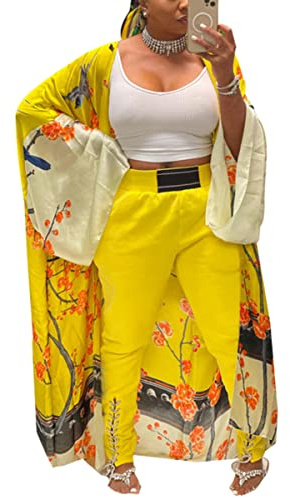 Kimono Cardigan for Women Long Boho Satin Kimono Robes Plus Size Open Front Beach Swimsuit Cover Ups Lightweight Duster